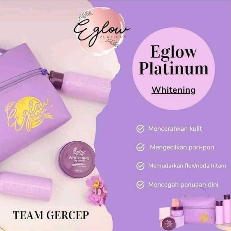 Eglow Platinum / Skincare Eglow / Skincare Paketan