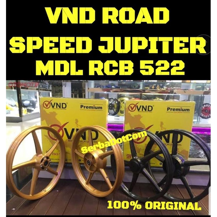 VELG RACING VND JUPITER Z Z1 MX VEGA R NEW ZR ROAD SPEED ORIGINAL Mdl RCB 522 RACING BOY 522        