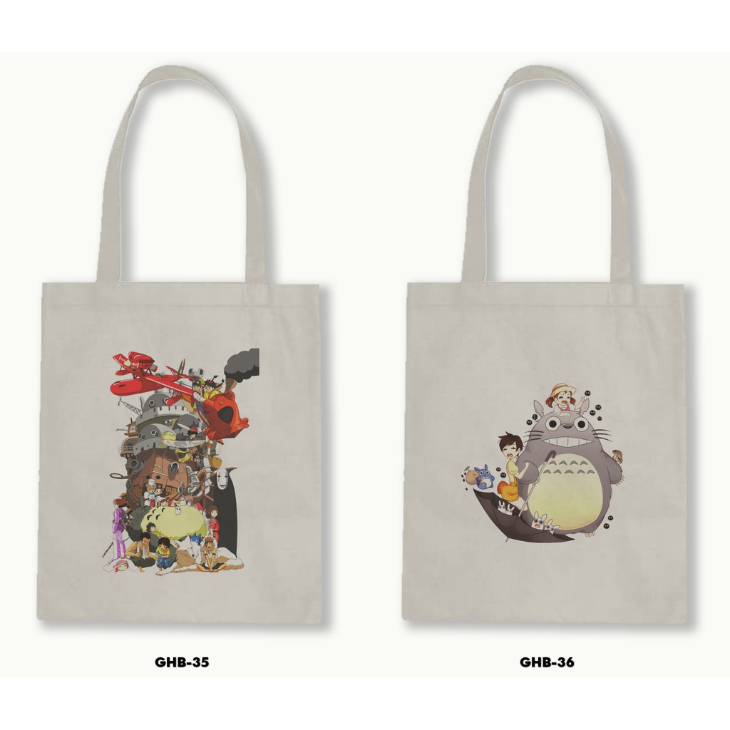 TOTE BAG BLACU - STUDIO GHIBLI .03