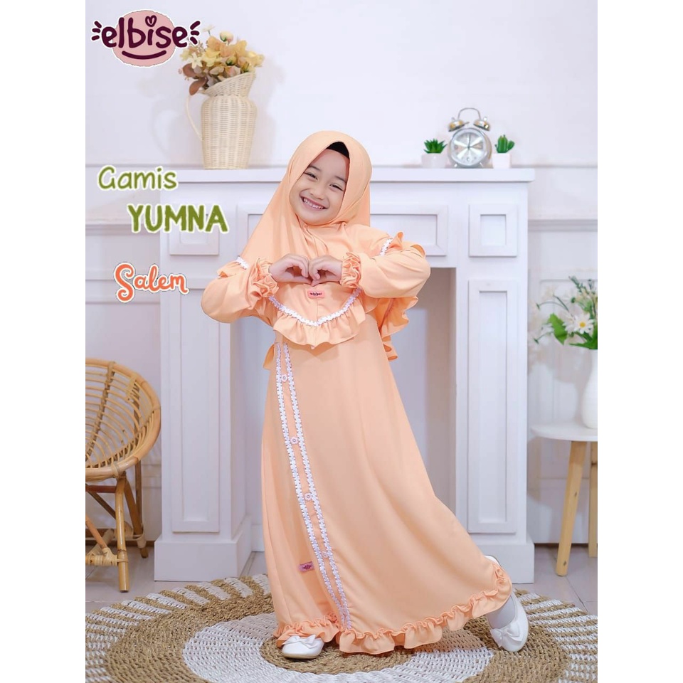 Gamis Yumna by Elbise - Gamis Anak - Gamis Kids - Dress Anak - Dress Kids - Gamis Anak Set