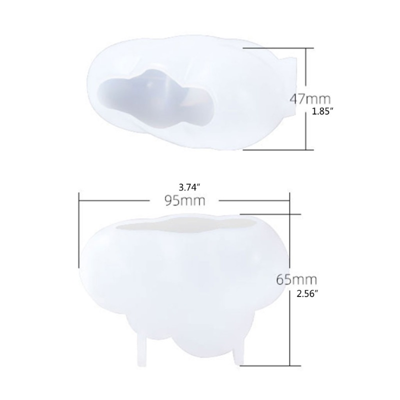 Siy Cetakan Resin Epoksi Bentuk Awan 3d Bahan Silikon Untuk Kerajinan Tangan Diy