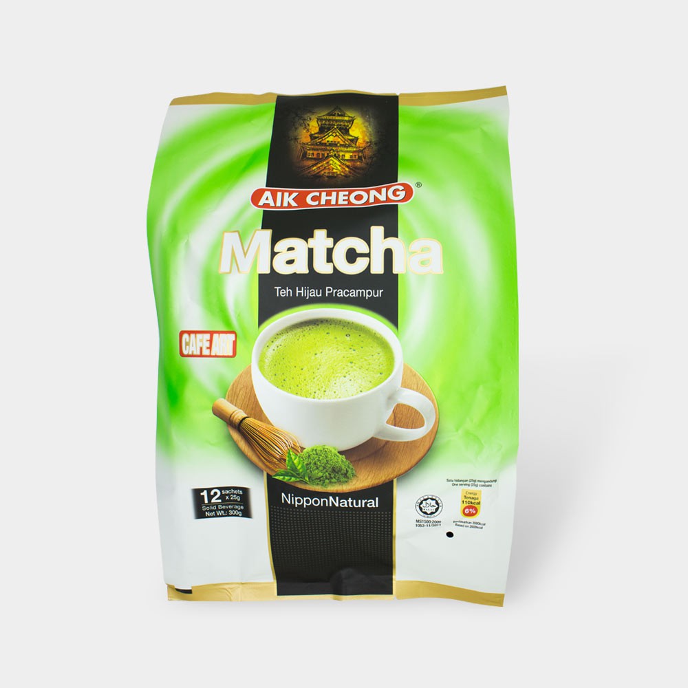 

Teh Hijau-Aik Cheong Instant Matcha Latte- Teh Pracampur