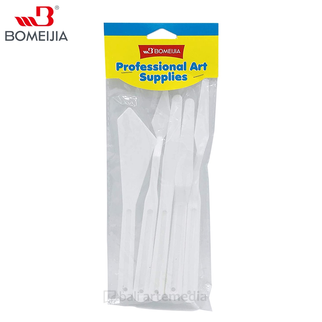 Bomeijia Plastic Palette Knife Set 5