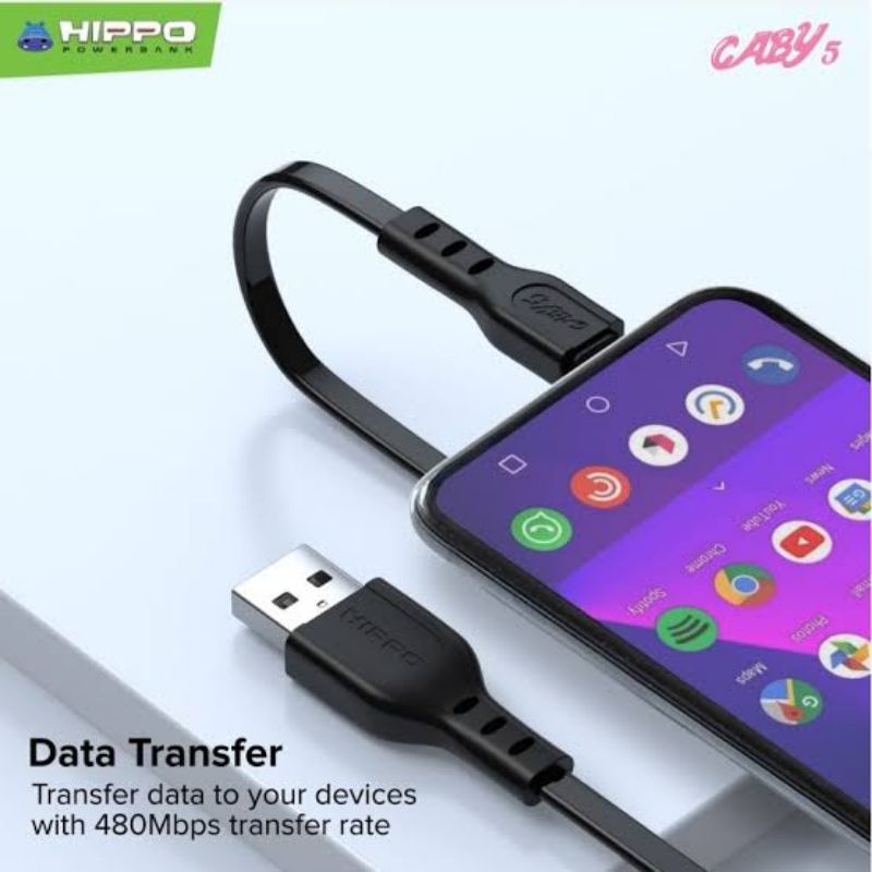 Kabel data Hippo Micro usb Fast Charging 3A Kabel data Micro usb (CABY.5)