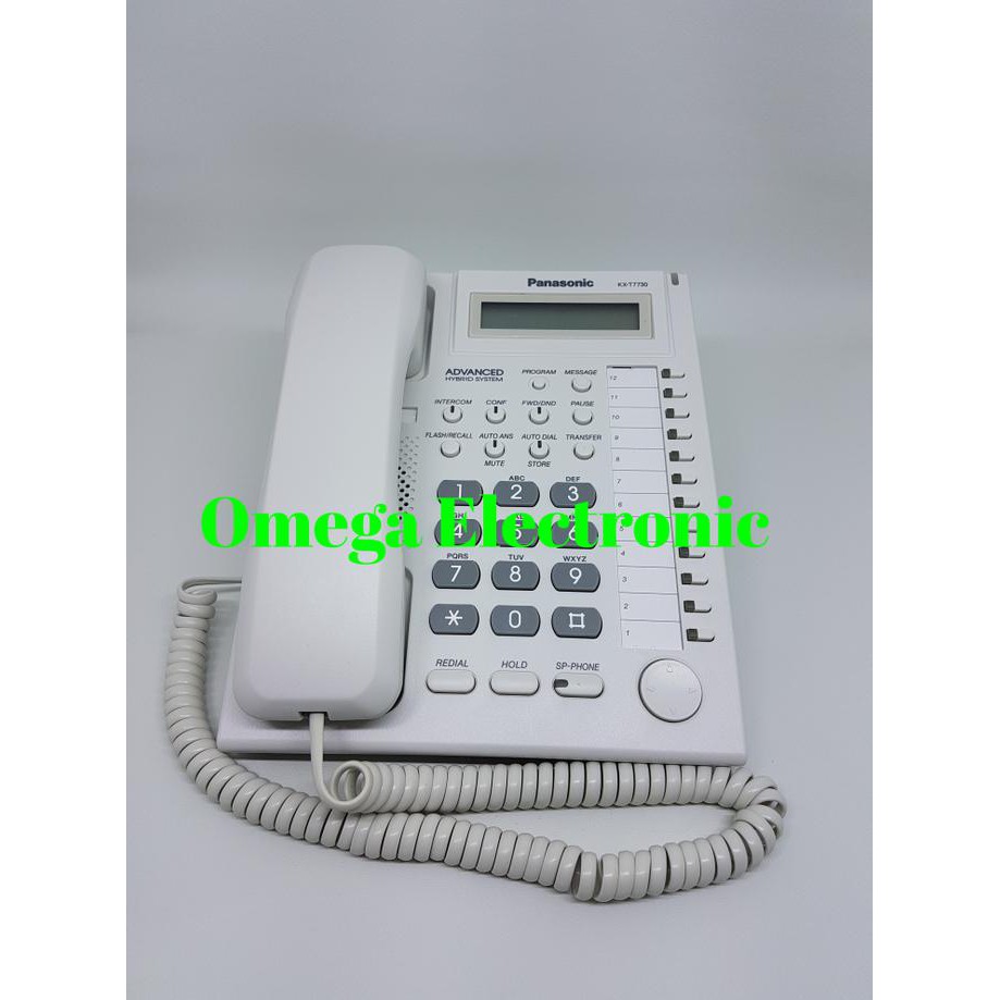 Telephone Key Panasonic Kx-T7730 Telepon Proprietary 7730