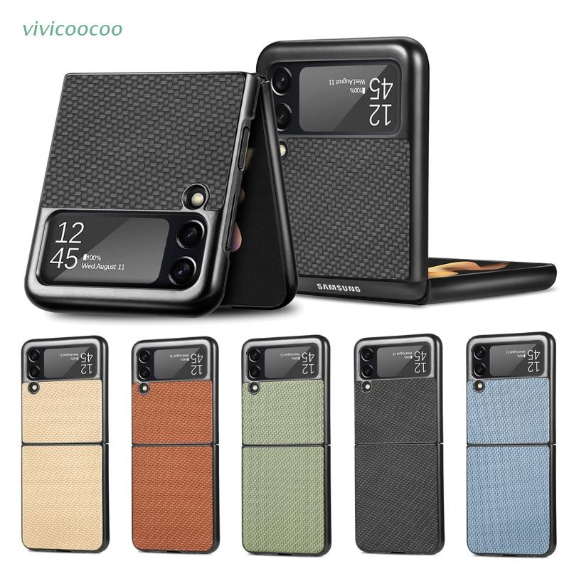 Vivi Casing Hard Case Belakang Bahan Pc Shockproof Slim Mewah Untuk Samsung Galaxy Z Flip 3