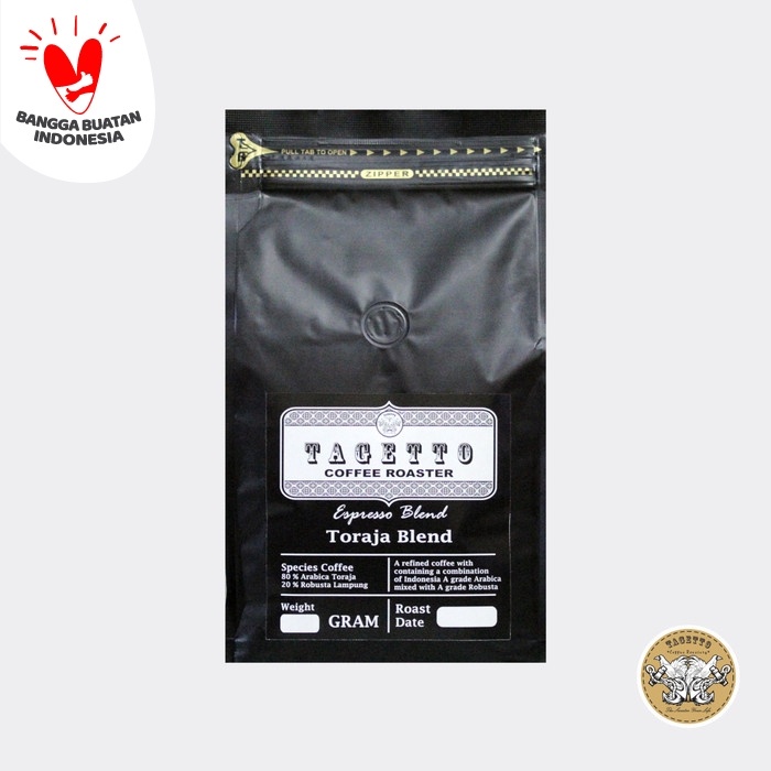 

ge01fgf Espresso Toraja Blend 500Gr - Kopi 80% Arabica 20% Robusta - Biji Kopi Ds20X11