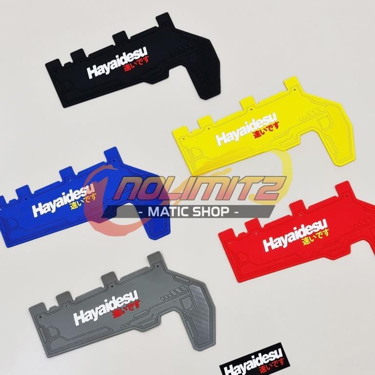 Mud Flap Hayaidesu Karet Penahan Lumpur New Honda Beat Deluxe Street Scoopy FI 2021