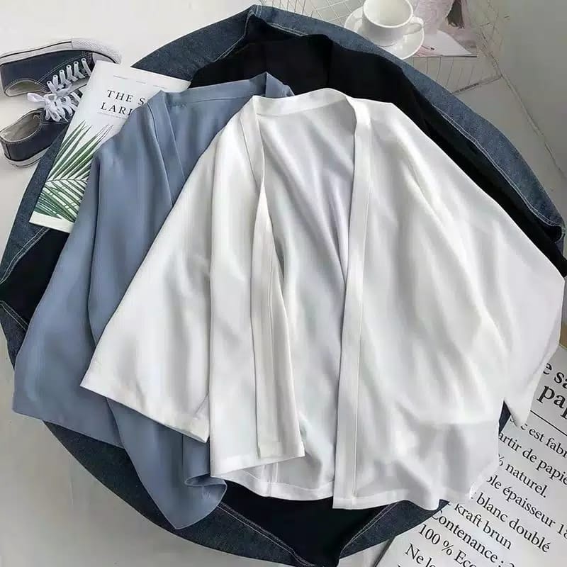 (BISA COD) Outer Wanita outher outter long outwear atasan korean korea style kekinian terbaru crop t