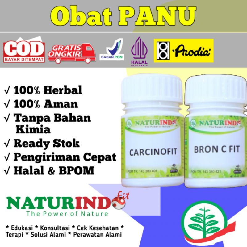 OBAT PANU PANUAN MENAHUN BERCAK PUTIH WAJAH JAMUR KULIT KADAS KURAP PALING AMPUH HERBAL NATURINDO BI