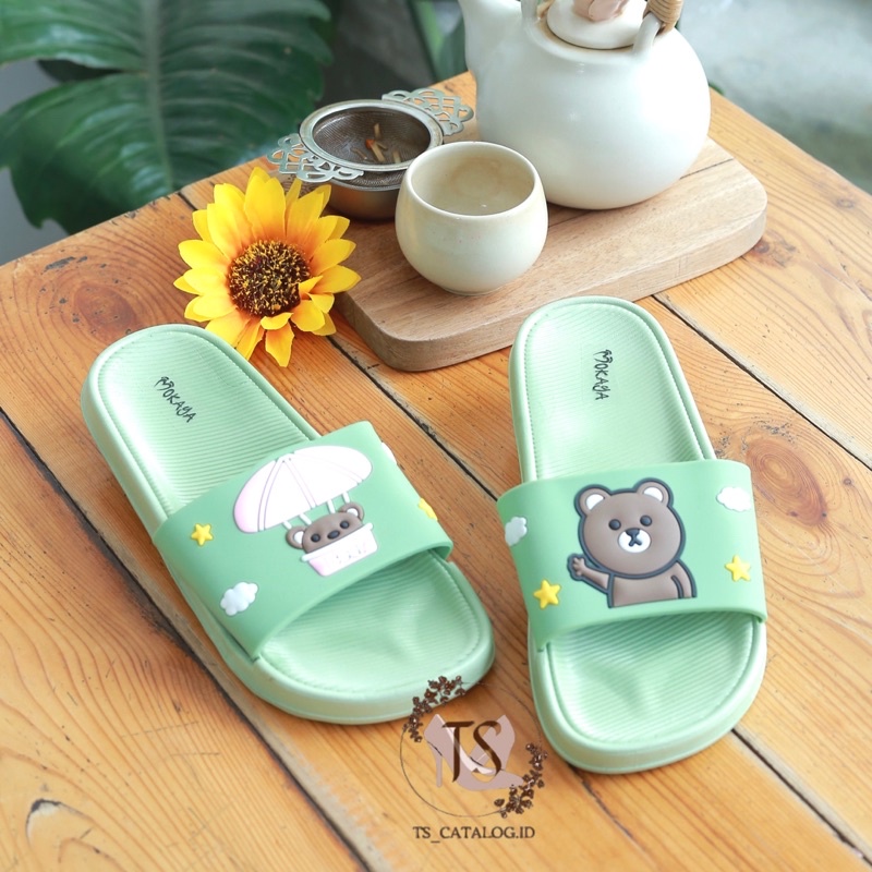 Sandal Slop Anak Bear Colourfull Best Seller Import Mokaya V202-D