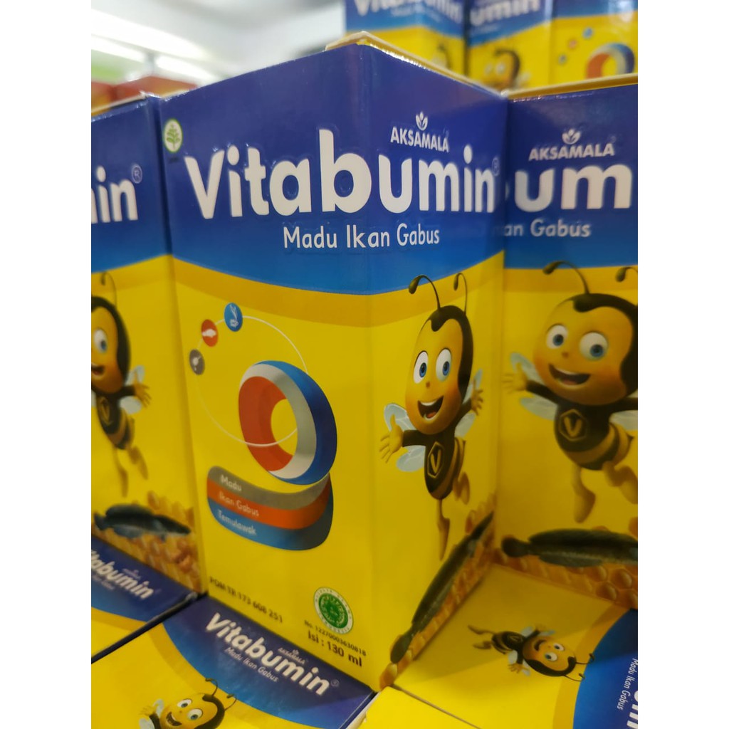 

Vitabumin130 ml - Madu Anak Albumin - penambah nafsu makan 130ml