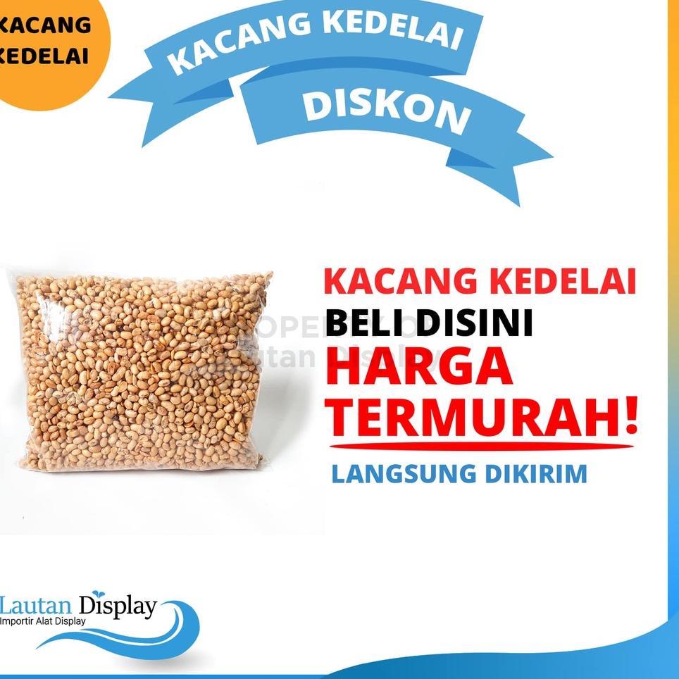 

Terbatas--Kacang Kedelai Goreng 1 Kg Original Renyah Untuk Bubur Ayam
