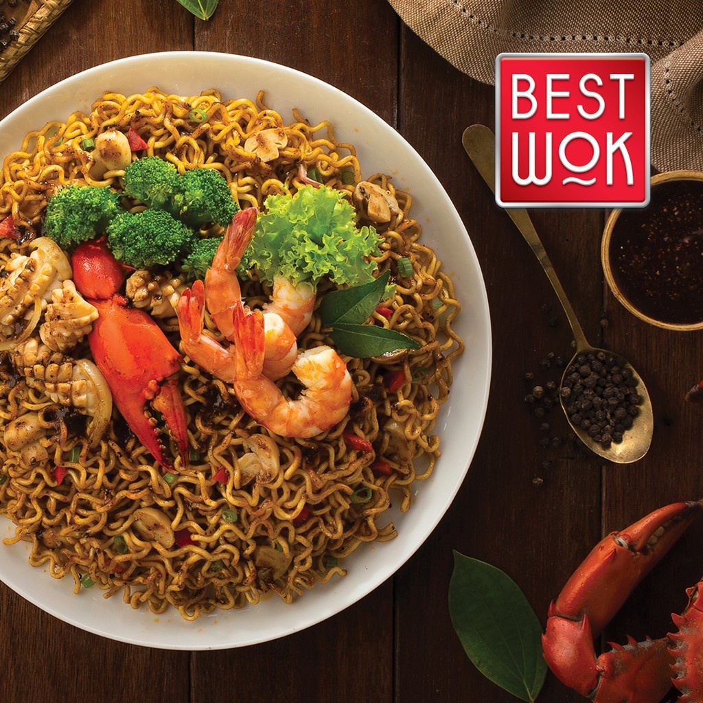 BEST WOK -  MIE GORENG BLACKPEPPER SEAFOOD - 80 GR