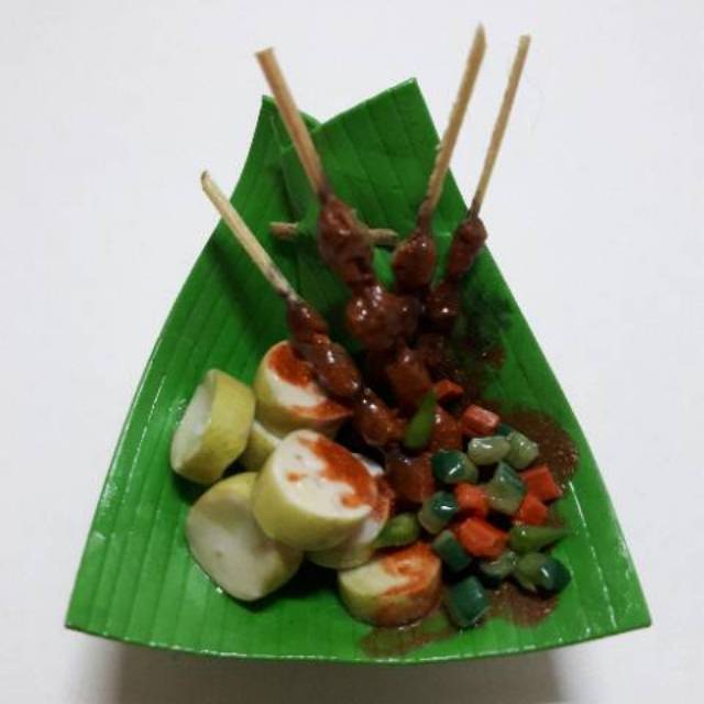 tempelan kulkas lontong sate ayam