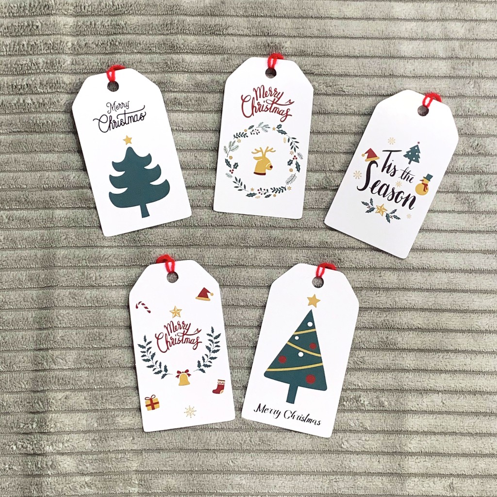 

Hang Tag Christmas Gift Label Kartu Mini Ucapan Natal - Big Size