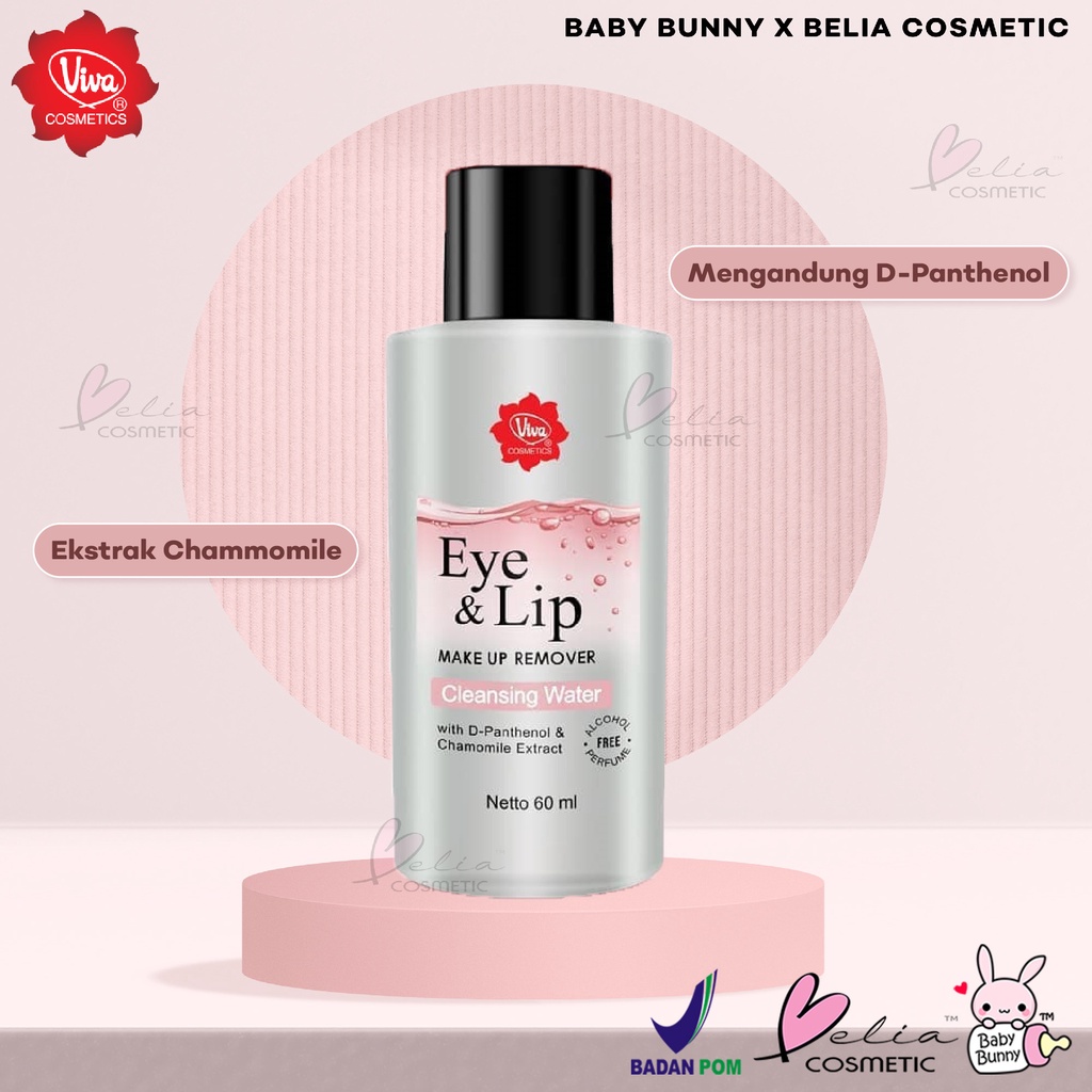 ❤ BELIA ❤ Viva Eye &amp; Lip Make Up Makeup Remover 30 | 60 ml BPOM HALAL