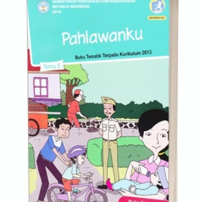 ORI paket buku teks Tematik k13 Dikbud kelas 4 tema 3,4,5 semester 1 edisi revisi terbaru