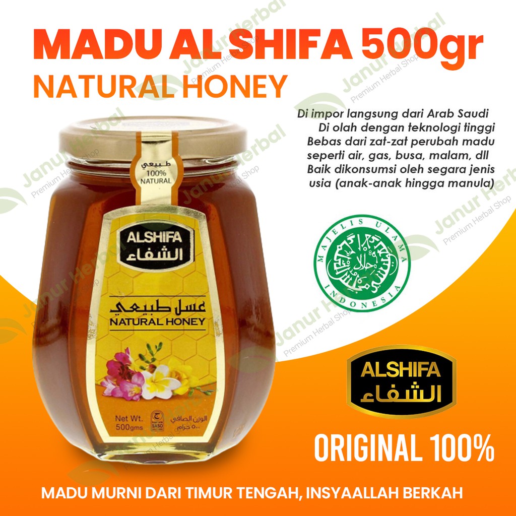 Madu Al Shifa 500gr Madu Arab Al Shifa ASLI ORIGINAL