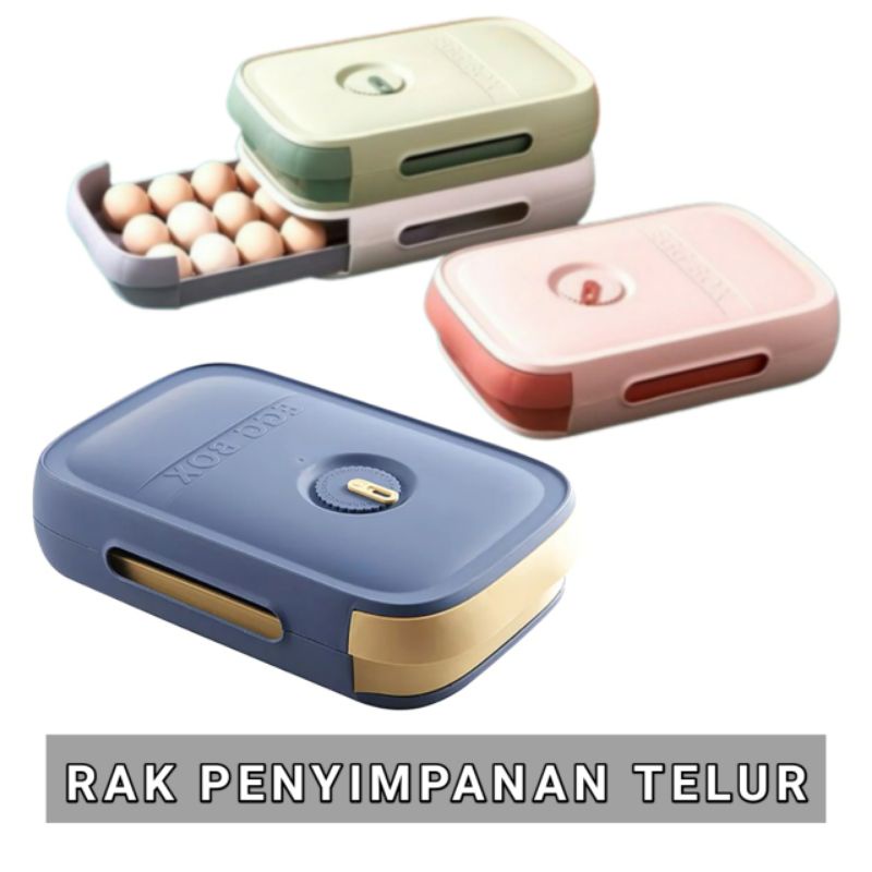 Tempat Penyimpanan Telur 6511 Laci Simpan Telur Box telur Egg box