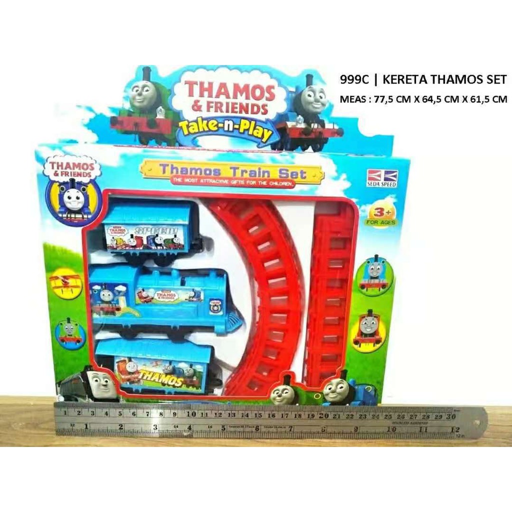 Mainan kereta api thomas baterai mainan karakter thomas