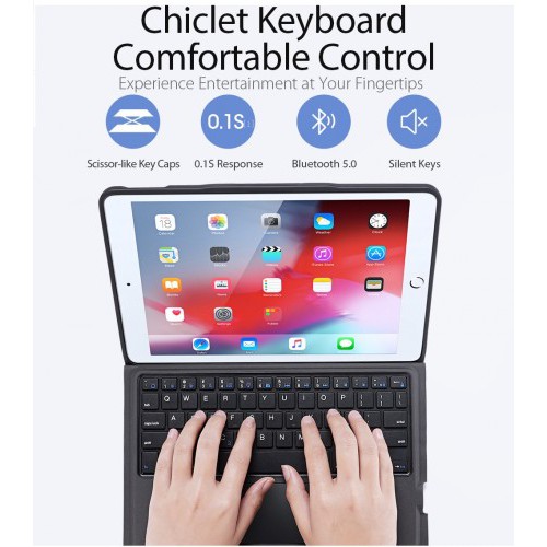 T205 Keyboard Ipad Pro 9.7 Ipad 5 2017 Ipad 6 2018 Ipad Air 1 Air 2 Sarung Bluetooth Wireless