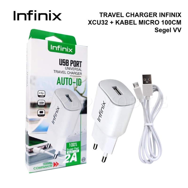 Charger Infinix 2A Original Micro USB Charger Infinix Hot 9 Infinix Hot 10