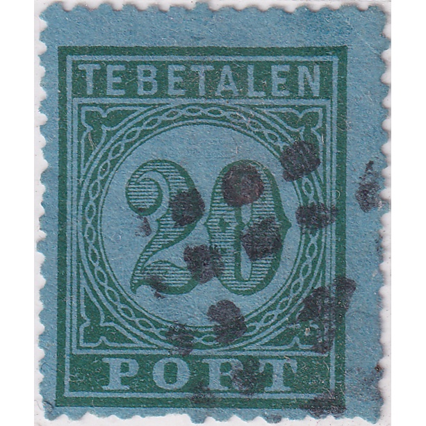 

Prangko Netherlands Indies 1874 - Numeral Stamps - Inscription "TE BETALEN - PORT" - 20(C)