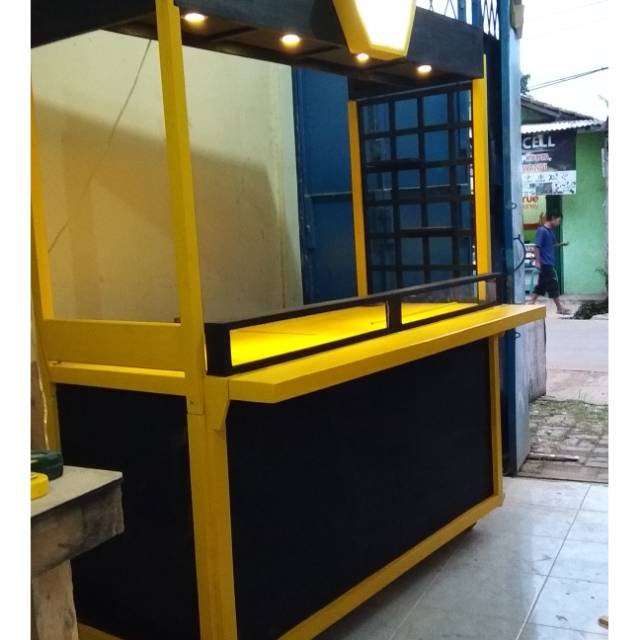 Booth / gerobag stand / rombong / kayu jati belanda