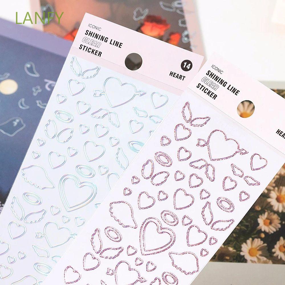 Magic Series Scrapbooking Stickers Laser Silver Kawaii Diary DIY Stickers
