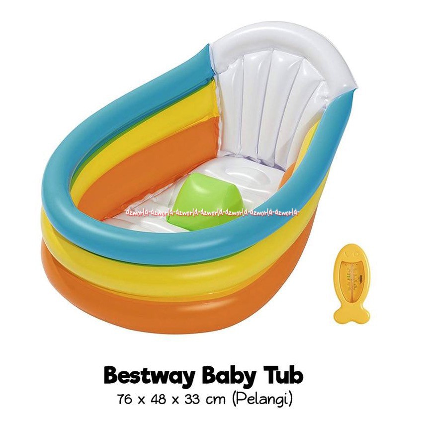 Bestway Up In &amp; Lover Tempat Mandi Bayi Lipat Bak Mandi Portable