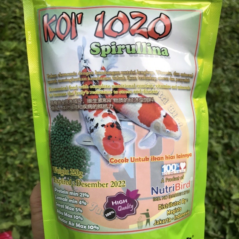 Makanan Pakan Pelet Ikan KOI 1020 High Quality