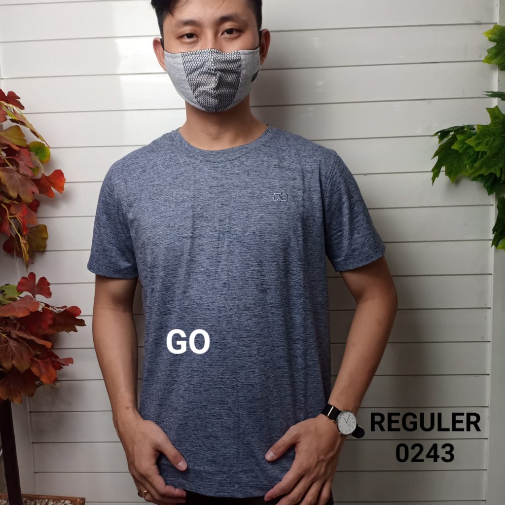 gof MAXMILLIAN KAOS A (Regular) Pakaian Pria Atasan Kaos Oblong Original Lengan Pendek