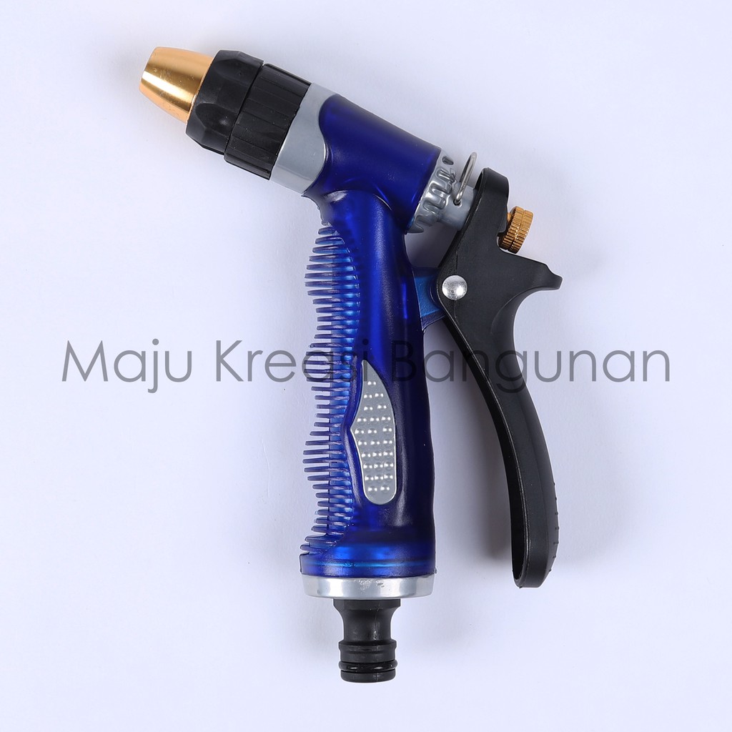 Semprotan Taman Soligen Pistol Air Selang Hose Nozzle Kuningan