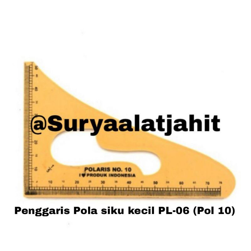 Penggaris Pola (PL-06) Siku kecil =rp.5.000/1pcs