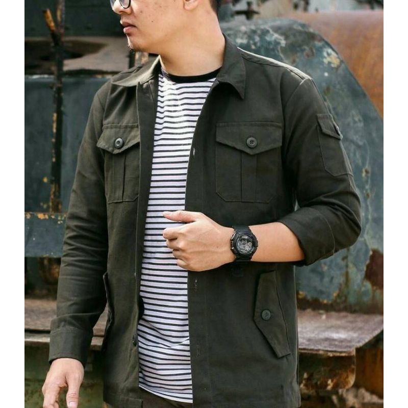 BUTTON JAKET || JAKET SEMI PARKA SK2 #BPJ