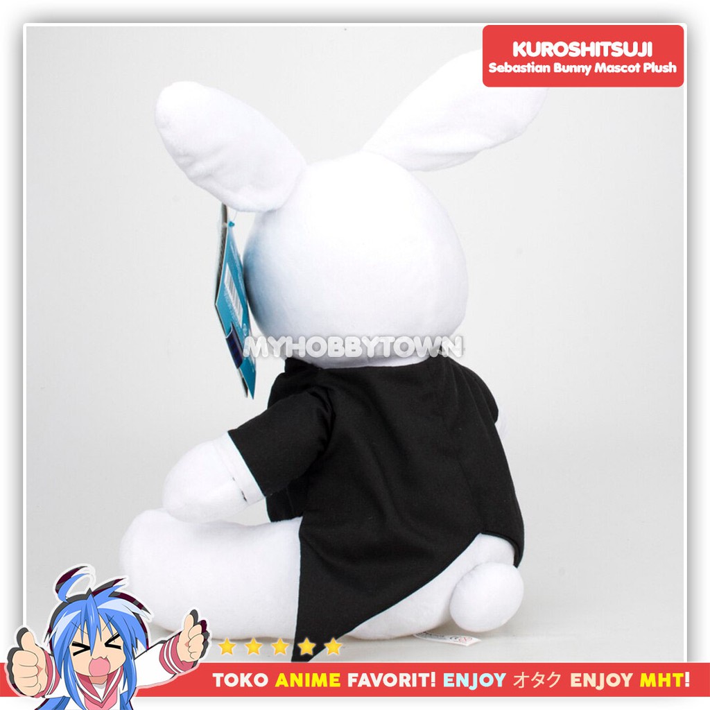 Boneka Anime Kuroshitsuji Black Butler - Sebastian Bunny Mascot