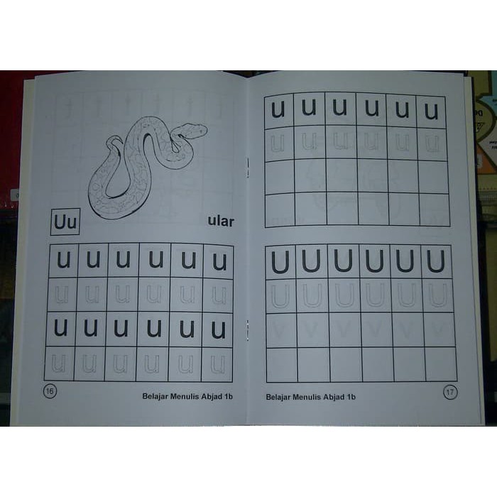Terbaru Buku Anak PAUD dan TK, belajar Menulis Abjad, Huruf