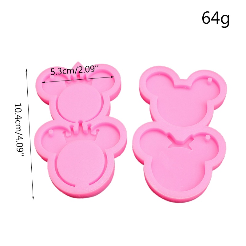 Siy Cetakan Resin Epoksi Bentuk Gantungan Kunci Untuk Kerajinan Tangan DIY