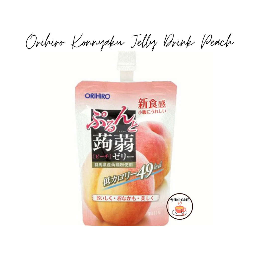 

JELLY – “ORIHIRO” JELLY FRUIT KONNYAKU JELLY PEACH DRINK