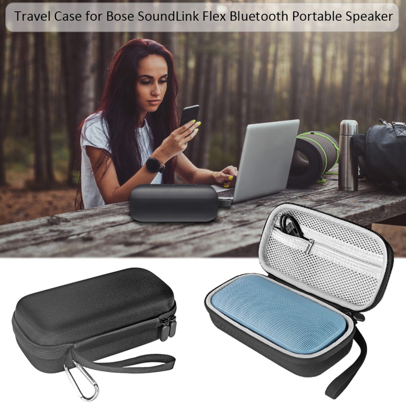 Btsg Casing Pelindung Speaker Wireless Soundlink Flex Bahan EVA Anti Gores Dengan Handle