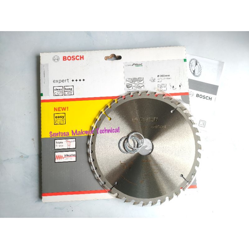 BOSCH EXPERT 8 X 40 T Mata Circular Saw Gergaji Kayu Wood 8&quot; x 40T