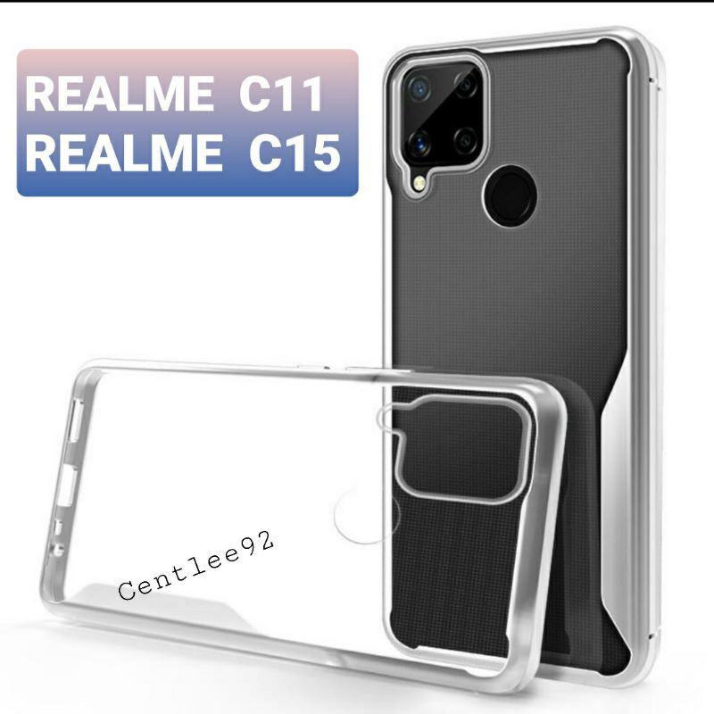 Soft Case REALME C11 C12 C15 Transparan Autofokus | Silicone Polos Bening