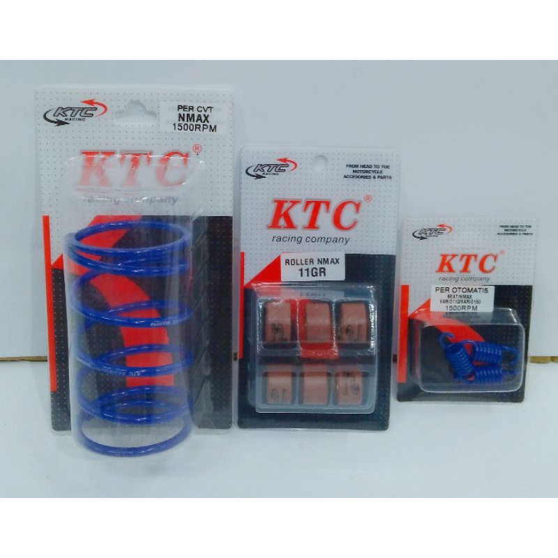 PAKETAN KIRIAN MATIC MERK KTC ORIGINAL PER CVT KTC ROLLER KTC PER SENTRI KTC PNP NMAX OLD NMAX NEW A