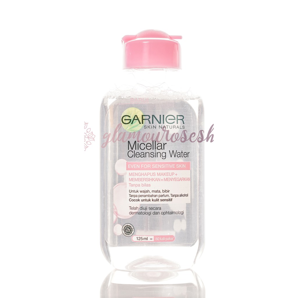 ❤️Glamouroseshop❤️ Garnier Micellar Cleansing Water for Sensitive Skin (PINK) 125 ml