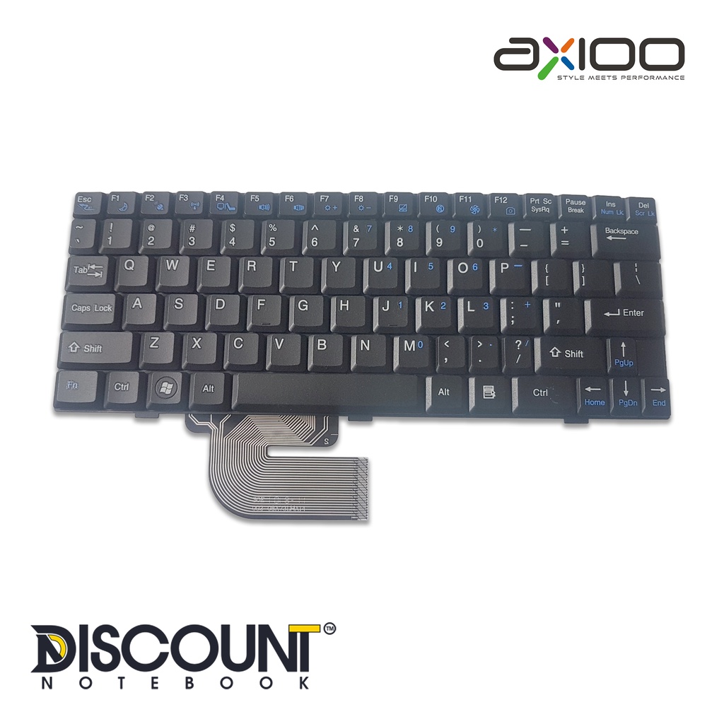 KEYBOARD LEPTOP KEYBORT KEYBOARD LAPTOP AXIOO DJV BLACK