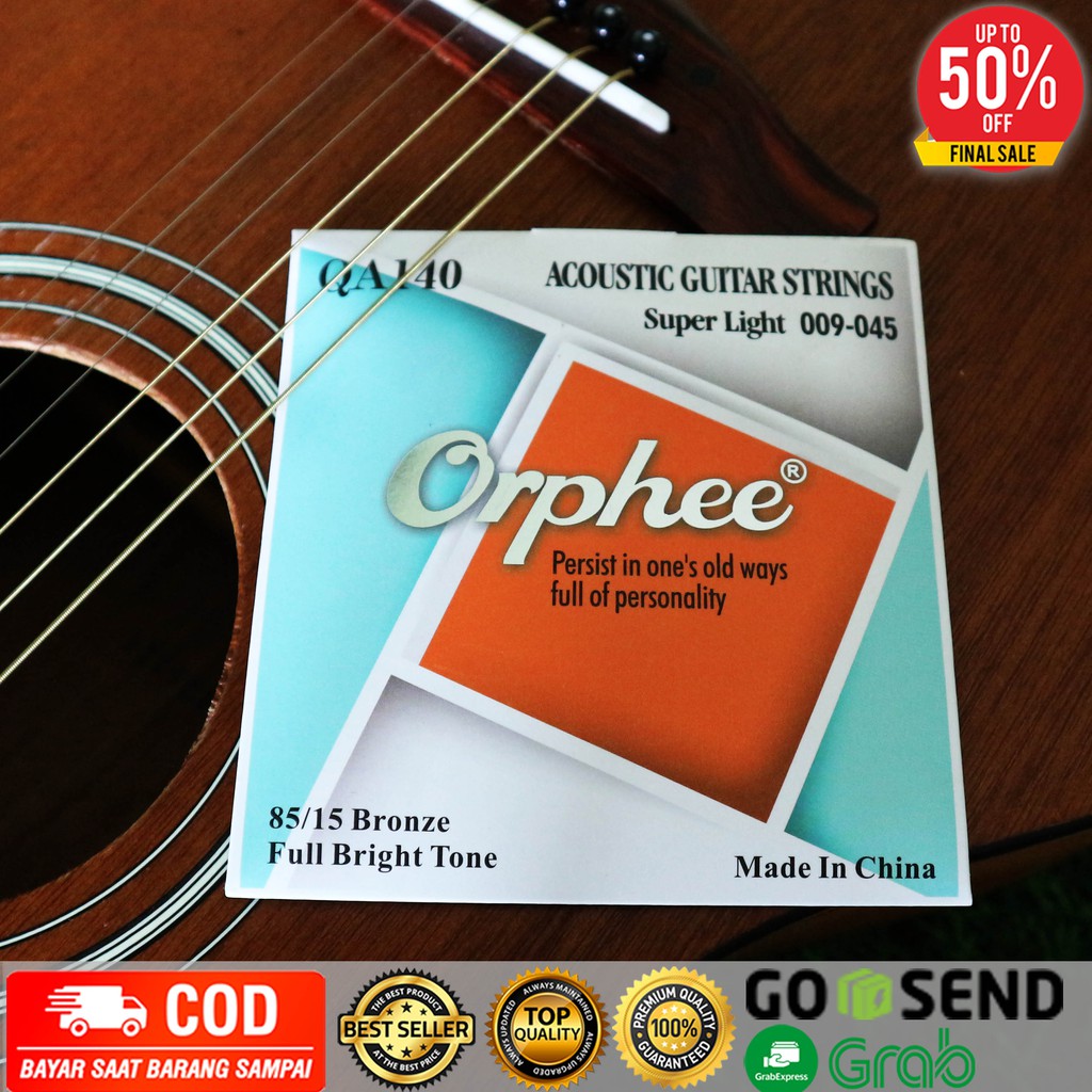 Senar Gitar Akustik Orphee QA140 0.09