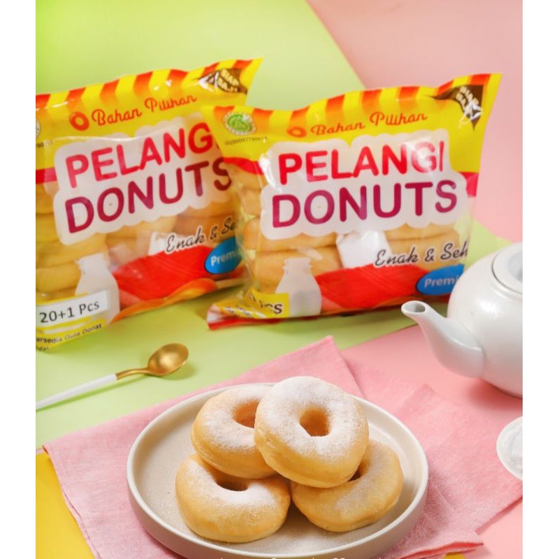 

Donut Pelangi isi 21 pcs