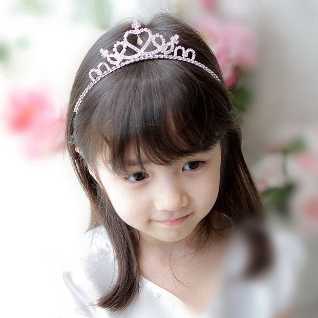 Women Bridal Crystal Crown,Kids Princess Headband,Children Prom Twinkle Rhinestone Glitter Hair Band