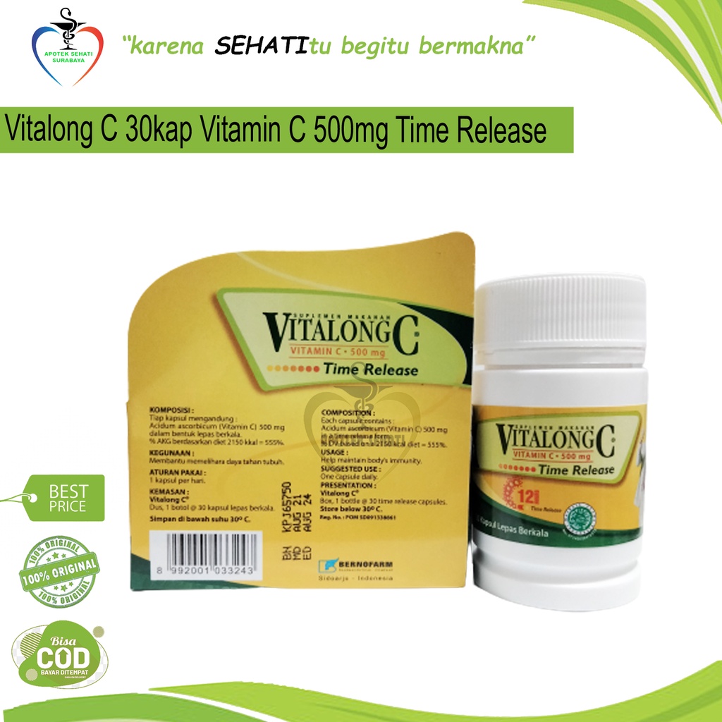 VITALONG C'30s VITAMIN DAYA TAHAN TUBUH